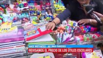 Reportan el incremento de precios en los útiles escolares en La Paz 