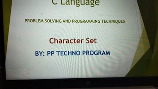 Character Set in C Language | Basic C Language Tutorial | Learn C in Hindi