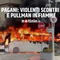 Pagani: violenti scontri tra tifosi e pullman in fiamme