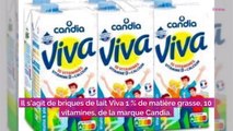 Rappel massif de lait Viva de Candia vendu dans toute la France chez Leclerc, Auchan ou Intermarché