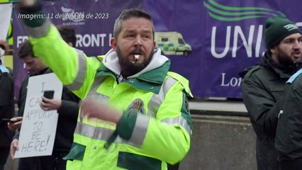 Motoristas de ambulâncias retomam greve no Reino Unido