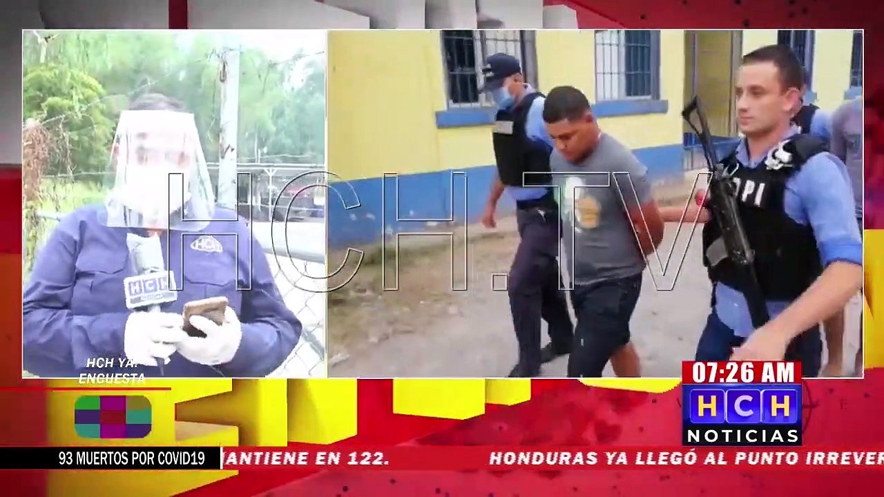 Capturan a presunto jefe de una banda de sicarios en La Ceiba