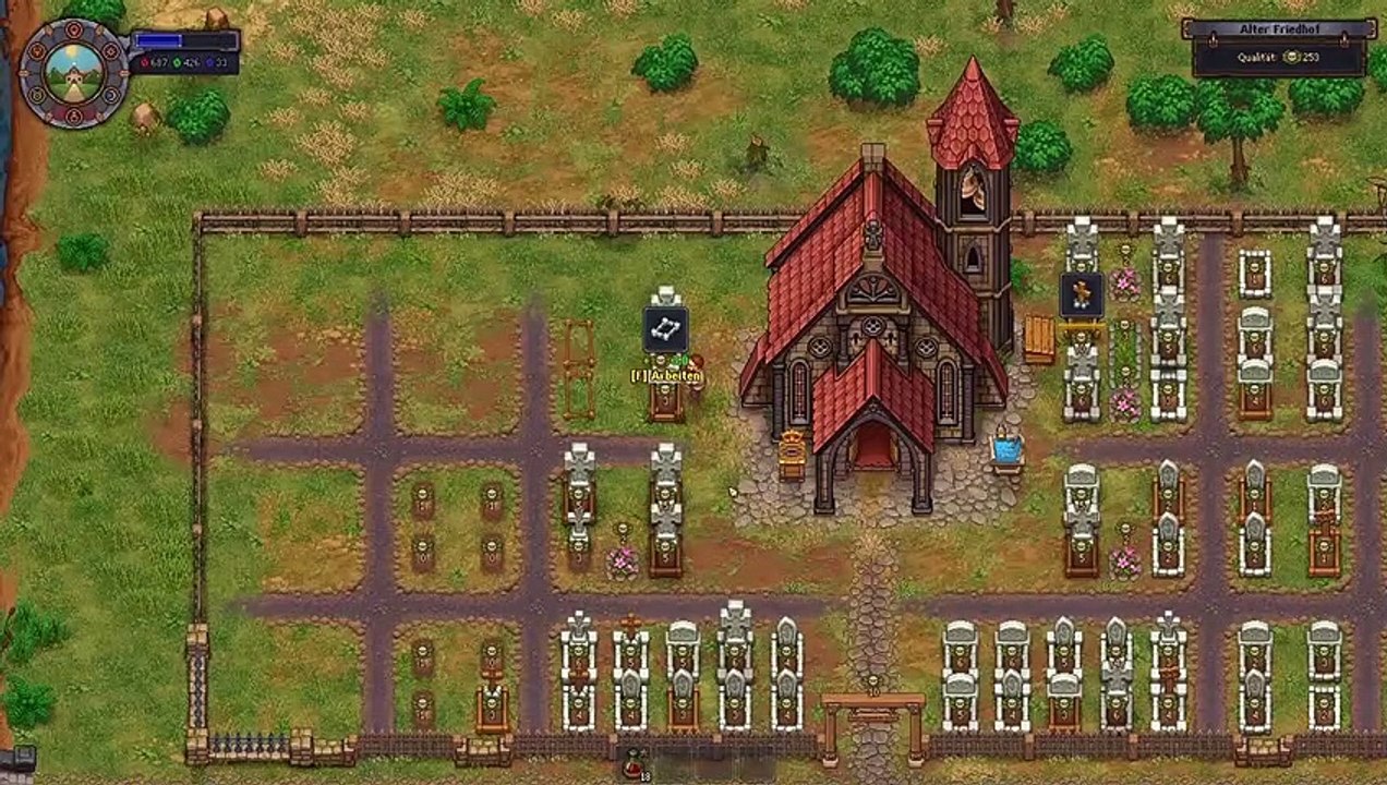 Noch ein Zombie. Graveyard Keeper #60 (Part 1)