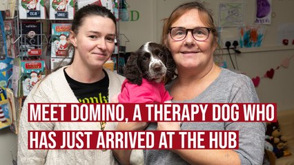Therapy dog is latest addition to help provided at The Hub in Padiham