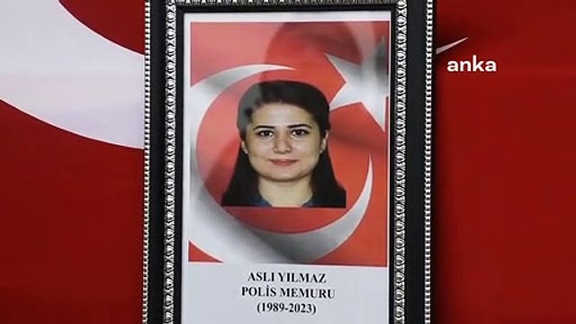 Polis eşi tarafından öldürülen polis memuru Aslı Yılmaz toprağa verildi