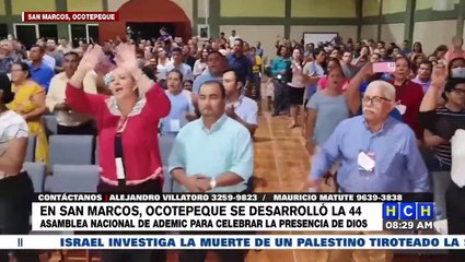 ¡Bajo la Presencia de Dios! San Marcos, Ocotepeque fue sede de la 44 Asamblea Nacional de la ADEMIC