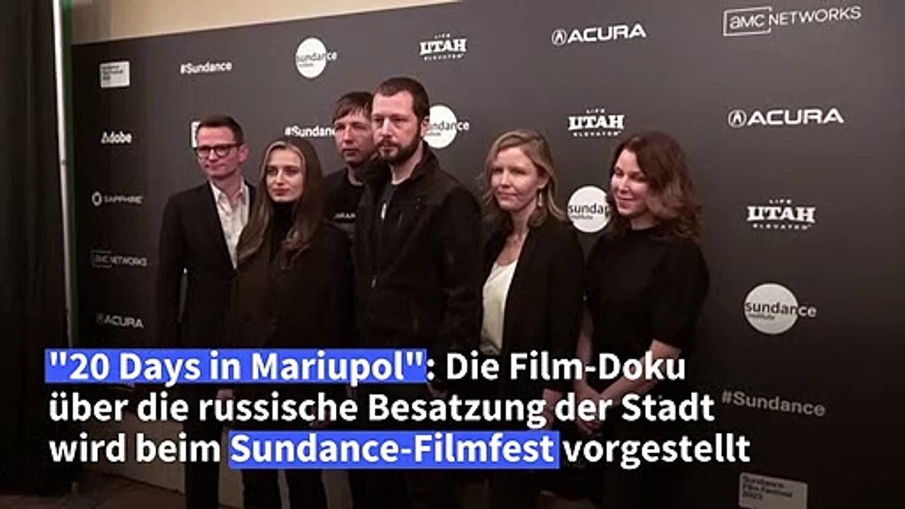 '20 Days in Mariupol' beim Sundance Filmfest vorgestellt