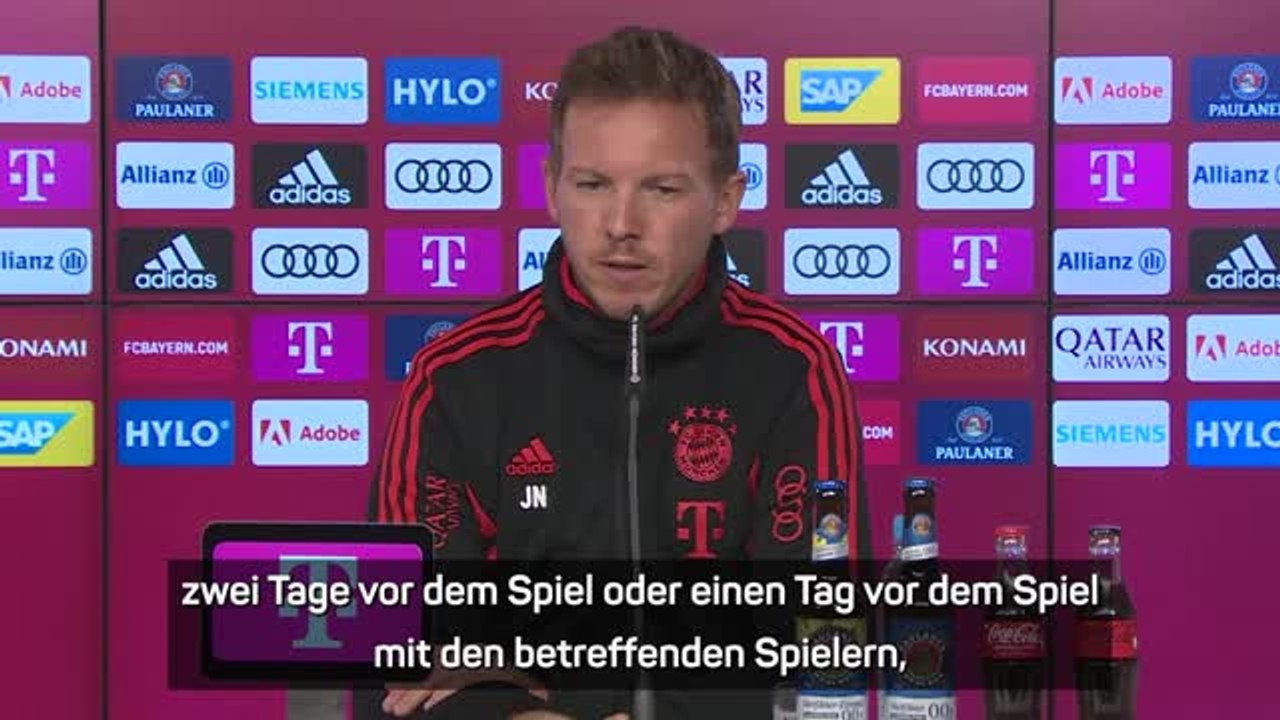 Nagelsmann: Aufstellung verraten „nicht dramatisch“