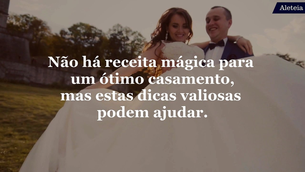 Dicas valiosas para o casamento