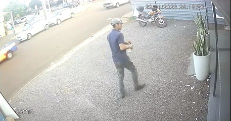 Motocicleta Honda Titan 150 é furtada em frente a UPA Brasília