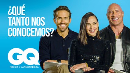 Gal Gadot, Dwayne Johnson y Ryan Reynolds descubren que tan bien se conocen