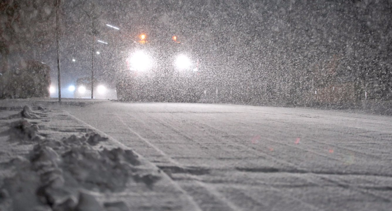 Wetterdienst warnt vor heftigem Schneesturm