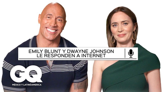 Emily Blunt y Dwayne Johnson responden las preguntas más populares de Google