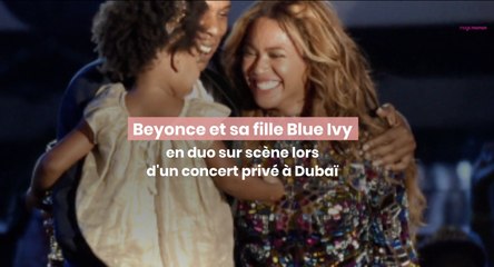 Beyoncé chante en duo avec  Blue Ivy, sa fille