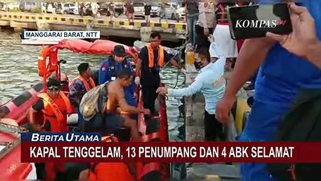 Inilah Visual Detik-Detik Kapal Wisata Menuju Pulau Komodo Tenggelam Dihantam Gelombang