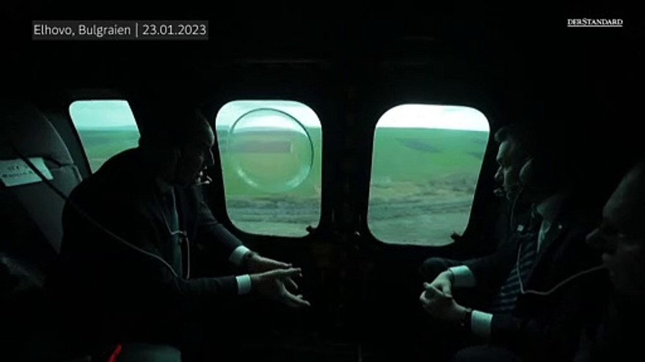 Antimigrationszaun: Nehammer und Radev inspizieren Grenze zur Türkei