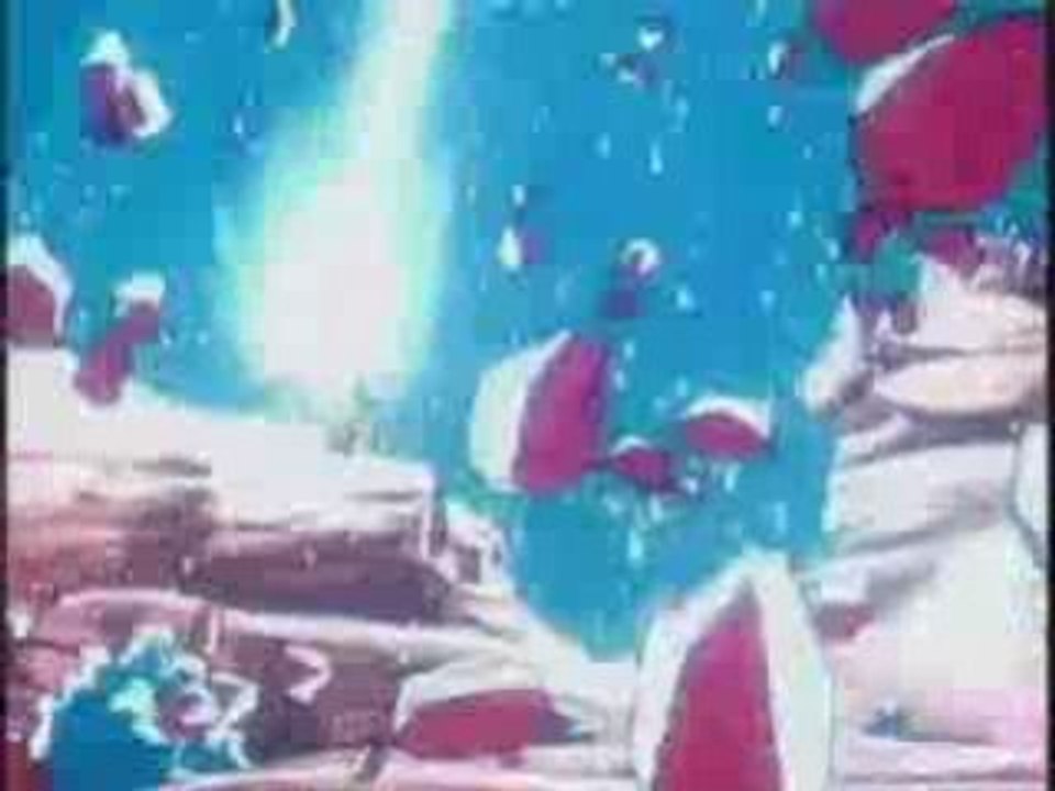DBZ - Goku's Kamehameha vs. Vegeta's Galic Gun!
