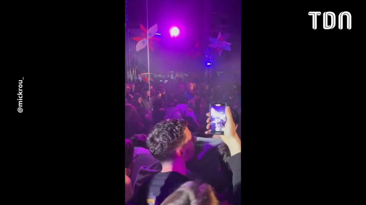 Le sol de la fosse s’effondre lors du concert d’un rappeur : les images sont dingues