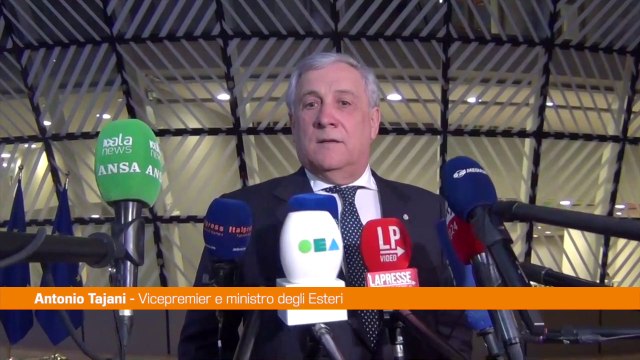 Tajani Ue conferma unità politica per il sostegno all'Ucraina