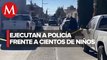 Policía es asesinada frente a estudiantes en Calera, Zacatecas