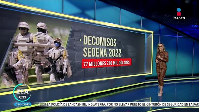 Sedena informa sobre decomisos y detenciones de los últimos cuatro años