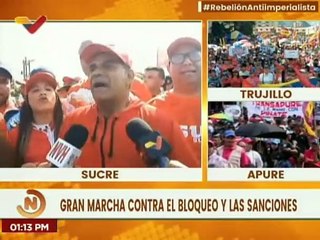 Pueblo sucrense marcha para rememorar la victoria militar y derrota de la dictadura perezjimenista