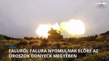 Faluról falura nyomulnak előre az oroszok Donyeck megyében