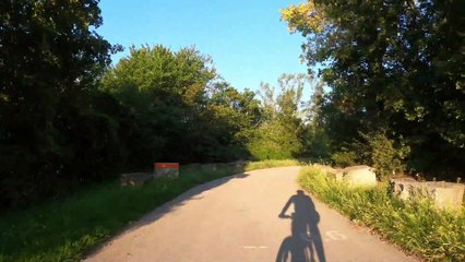Radtour Donauinsel Süd nach Nord (Time Lapse)