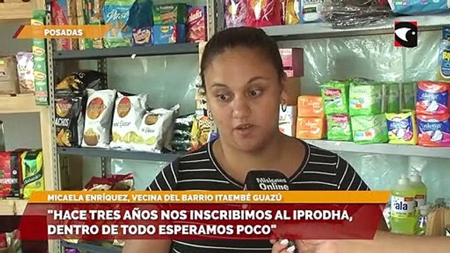 Hace tres años nos inscribimos al IPRODHA, dentro de todo esperamos poco