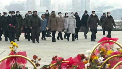 الكوريون الشماليون يحتفلون بالعام القمري الجديد