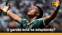 Endrick ainda está se adaptando ao futebol profissional?