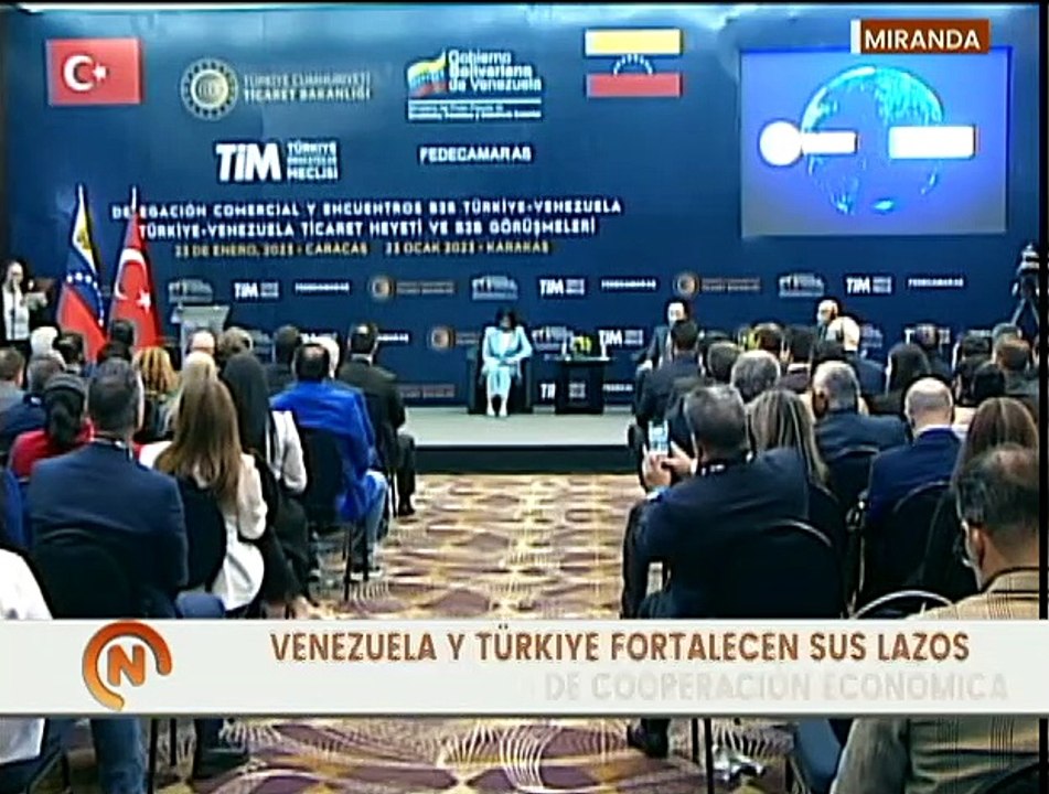 Vpdta. Delcy Rodríguez participa en el encuentro empresarial entre Venezuela y Türkiye