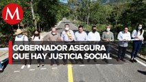 Rutilio Escandón inauguró el camino Tecpatán-Rudales Malpaso; Chiapas