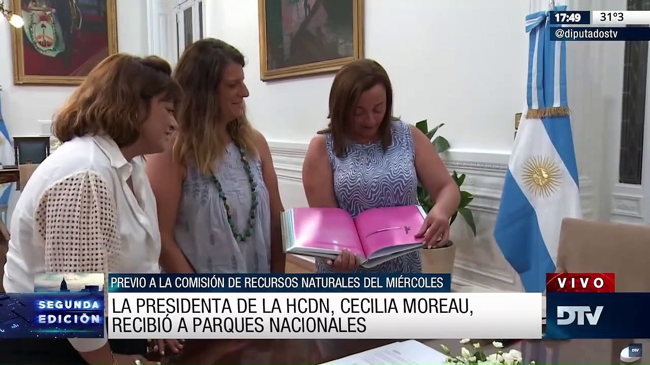 Cecilia Moreau recibió en Diputados a autoridad...