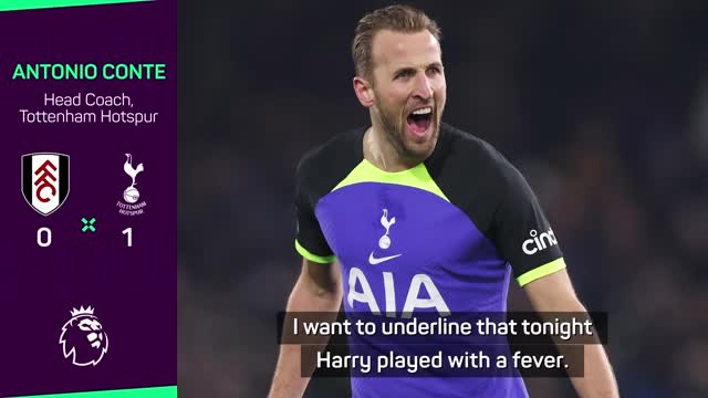 Conte hails record-breaking Kane as Spurs win