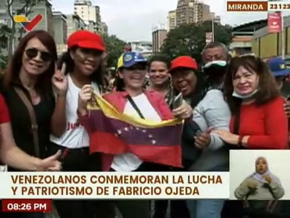 Mirandinos conmemoran la lucha patriótica de Fabricio Ojeda del 23 de enero de 1958