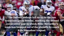 Cowboys Season Ends Short, Niners Advance