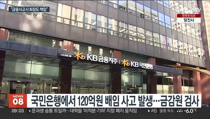 새해에도 또 대형 금융사고…회장에게도 책임 묻는다
