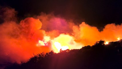 Llandudno Beach Wildfire