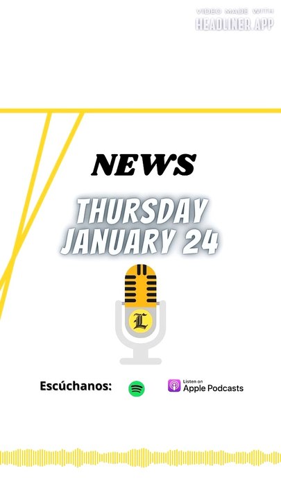 NEWS THURSDAY JANUARY 24