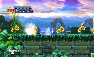 SONIC 4 Episode II while listening to moistcr1tikal's podcast + emerald