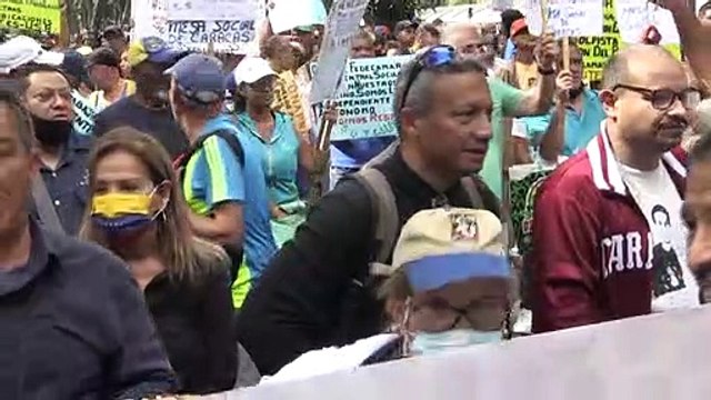 Venezolanos vuelven a las calles para pedir mejores salarios