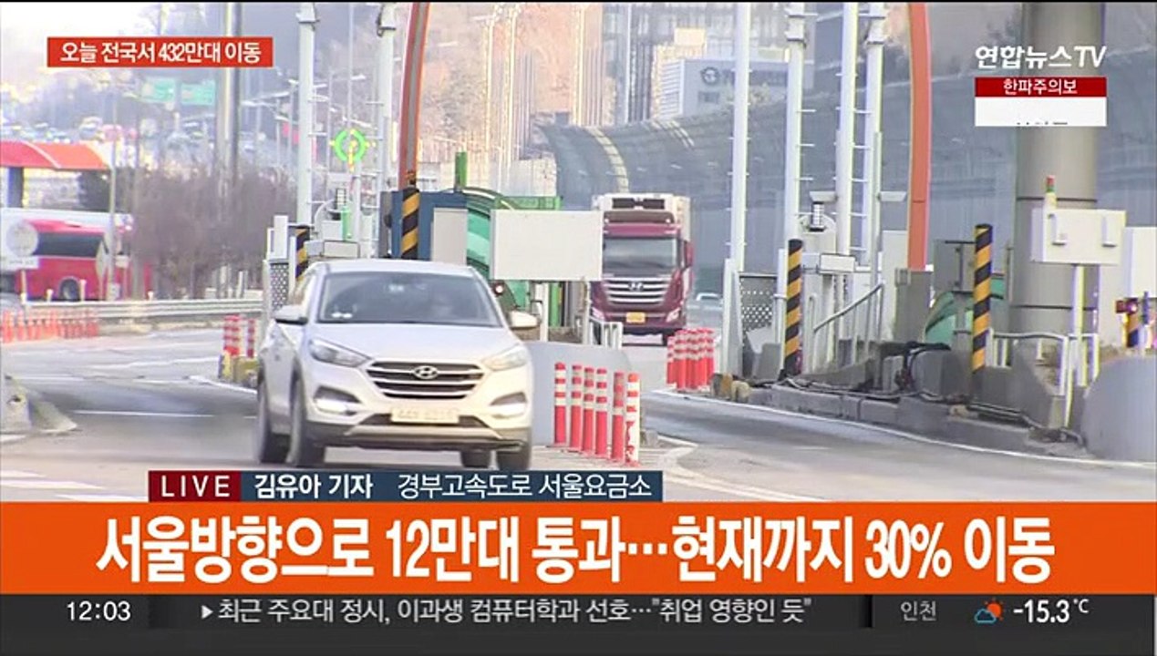 귀경길 고속도로 곳곳 혼잡…부산→서울 약 6시간