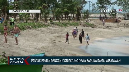 Libur Imlek, Pantai Jerman Ramai Pengunjung