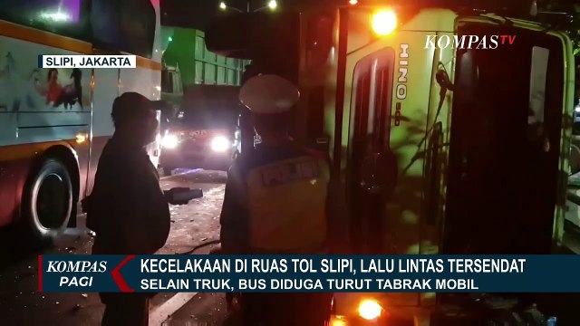 Kemacetan Panjang Imbas Kecelakaan Beruntun di Tol Dalam Kota Slipi Arah Tomang!
