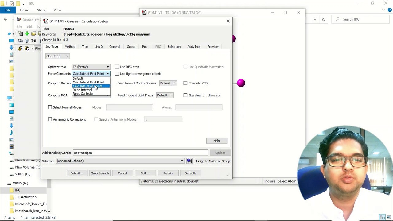 IRC Calculation in Gaussian - video Dailymotion