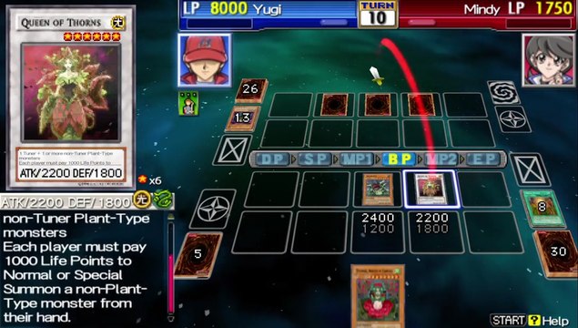 Yugioh GX Tag Force 3 : Queen of Thorns (Black Rose Dragon Deck) VS Mindy Deck Round 1