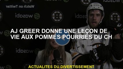 AJ Greer donne un style de vie de pommes pourries de ch