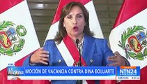 Congreso de Perú presenta moción de vacancia contra Dina Boluarte
