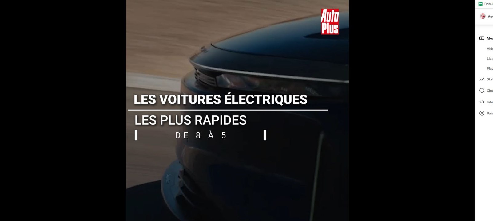 Les voitures électriques les plus rapides [Partie. 1]